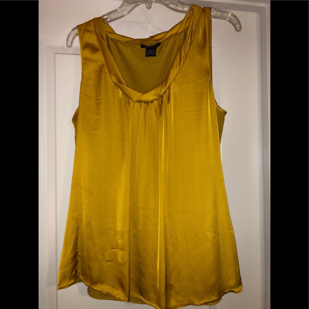 Mustard/Gold Sleeveless Top